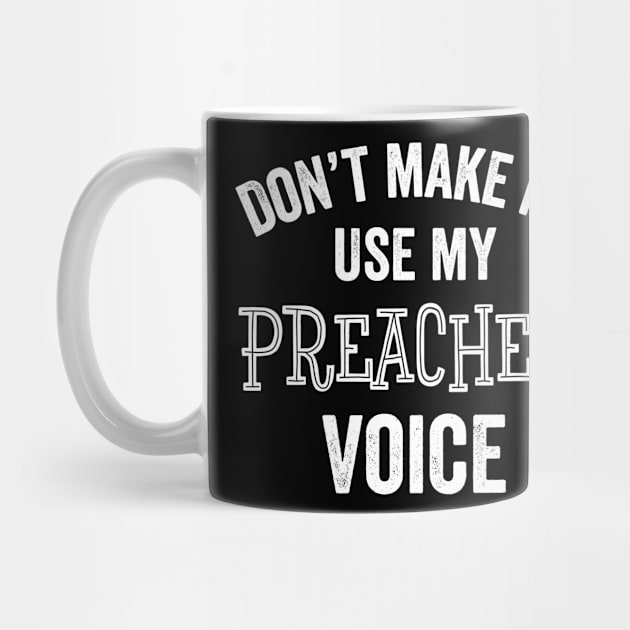 Preacher Funny Pastor Church Minister Gift by HuntTreasures